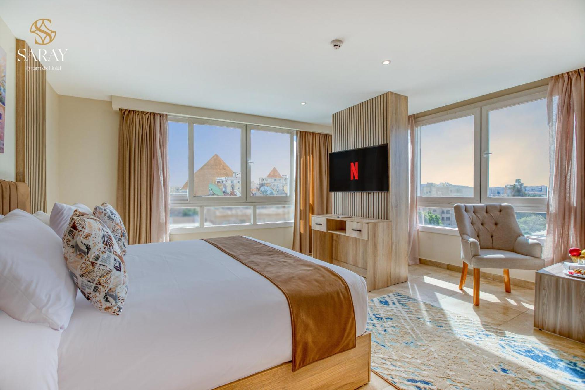 Saray Pyramids & Museum View Hotel Kafret el-Gabal الغرفة الصورة
